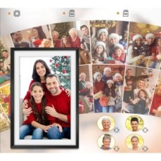 Digitális képkeret 10.1 Apveelveer 32 GB WiFi 1280x800 HD IPS