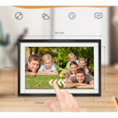 Digital fotoramme 10.1 Apveelveer 32 GB WiFi 1280x800 HD IPS