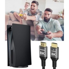 Uluker 8K HDMI 60Hz 15 meter af høj kvalitet TV og konsolkabel