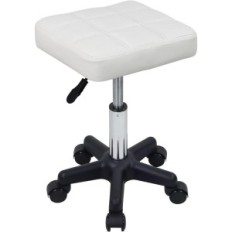 Fauteuil furwoo sur roues, blanc, 34 x 34 x 45 cm, utilisé