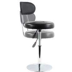 Sedia girevole Furwoo Black Ergonomic Sedia da ufficio ergonomica con altezza regolabile