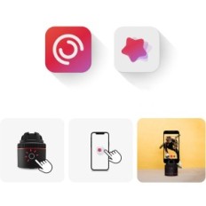 Pivo 360 Grad Halter Intelligenter Ständer mit Bewegungsverfolgung und automatischer Rotation