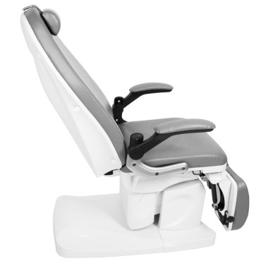 Fauteuil podologie électrique Azzurro 709a 3 moteurs Gris — vue latérale