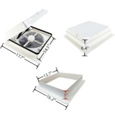 Ventilators uz Dahoo RV 2012 14 ", 40 W, 12 V, 25 dB