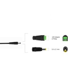 LeiKke Power Dodatci 72 W, 12V, 6 A, kompatibilní s nabíječkou Pico PSU pro počítače Mini Itx