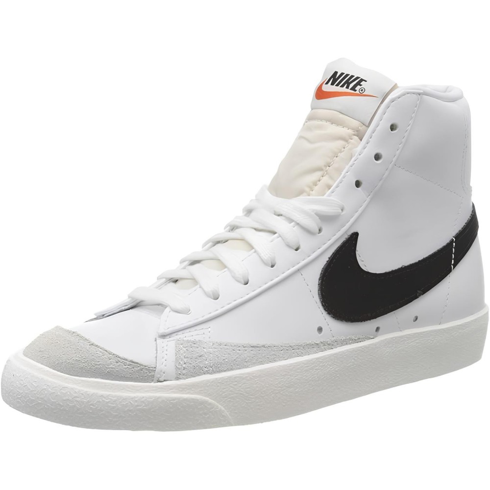 Zapatillas de baloncesto de Nike de los hombres, blanco, tamaño 41, inserto de 27 cm