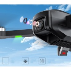 Dron avec GPS Hannviv H330s, 4K, FPV 5G, 44 minutes de vol, 22 x 19,5 x 4,5 cm, 249 g