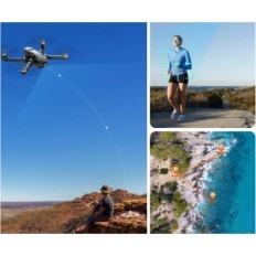 Dron z GPS Hannviv H330, 4K, FPV 5G, 44 minut leta, 22 x 19,5 x 4,5 cm, 249 g