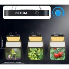 Lampada da impianti di Fecida, 12000 lumen, lampade da 1000 W e lampade IR + ventilatore