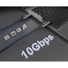 FIBBR USB3.2 optikai kábel, 10Gbps USB A - USB C 15 m nagy sebességű adatátviteli kábel