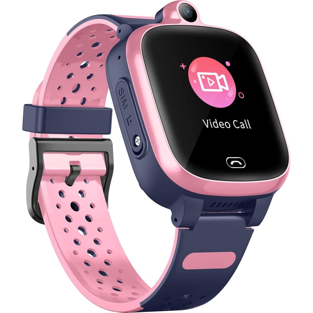 SmartWatch Fitoname, 4G, GPS, Bluetooth, Wi-Fi, rosa