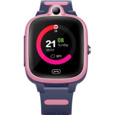 Lasten SmartWatch FUNNAME, 4G, GPS, Bluetooth, Wi-Fi, vaaleanpunainen