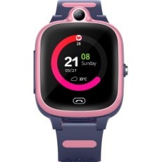 Smartwatch Fitoname, 4G, GPS, Bluetooth, Wi-Fi, roze
