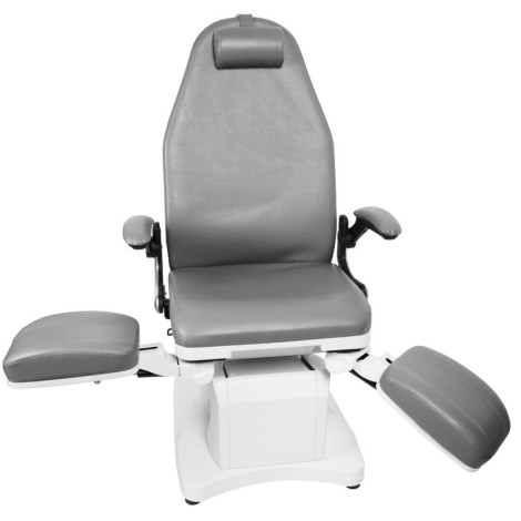 Elektrisk fotvårdsstol Azzurro 709a 3 motorer Grå — framsida