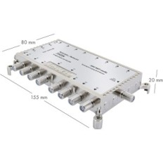 Schwaiger 715224 Sattern Sat Splitter avec 16 sorties à la distribution du signal satellite dans les bâtiments