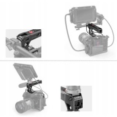 Soporte de Soporte de Smallrig OTAN superior 3322-CF Luz y soporte de cámara duradera y hardware de película