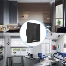 MAXCIO-venster Blindschakelaar, 10 A, 220V, WIFI, gebruikt