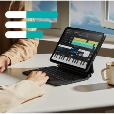 Etui ESR billentyűzet iPad Pro 11 "(M4 2024) QWERTZ, fekete