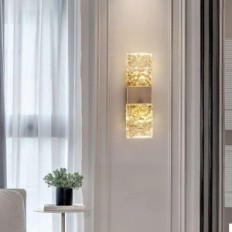 SCONCE SXTIGER NORDIC CRISTAL GOLDEN LED 3 Couleur Light Modern Design