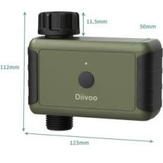 Gebruikte Wi-Fi Water Clock voor een Diivoo Garden-slang met een hub