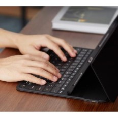 ESR Ascend Case Lite 6B006 Tangentbord, iPad Pro 12.9 2022, Tyska tangentbordslayout QWERTZ Svart används