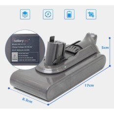 BatteryTec DS-V11C Bateria, Dyson V11, 3900mAh, 25.2V Aspirador