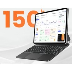 Juhtum QWERTZ Apps2Car, Bluetooth-klaviatuur, iPad Pro 12.9 jaoks (6., 5., 4.)