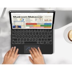 Slučaj s QWERTZ AppS2CAR, Bluetooth tipkovnica, za iPad Pro 12,9, (6., 5., 4.)