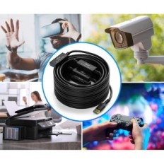 Develary Cable MyGatti USB 3,0 25 meter sort aktivt kabel til periferiudstyr