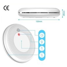 Detektor dima Safeliveo WiFi 3V set od 3 senzora požara s obavijesti na telefonu i brzom sklopu