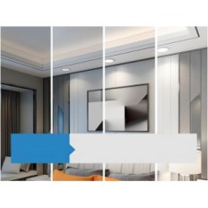 LED-panellampe 8-12W, 240 V, 4 stk, erstatning av opalcation