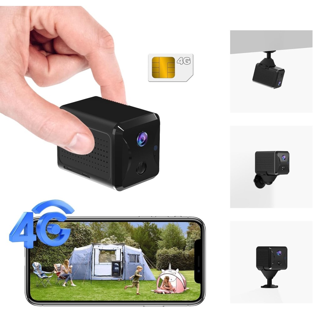 CCTV CAMERA UCOCARE MINI, 4G, LTE, with SIM card, 5200 MAH, 1080p HD, 160 °