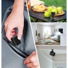 CCTV Camera Ucocare Mini, 4G, LTE, met SIM-kaart, 5200 mAh, 1080P HD, 160 °