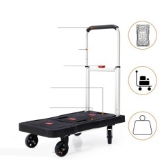 Brugt Trolley 150 kg Platform Folding Trolley Warehouse Films