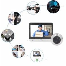 Doorbell med Kamera BuyWeek ED-300PD, 120 grader, 1080p, 4,3 inches