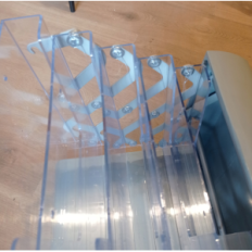 Postkortstand med 5 A4 hylder, Uzenteps0100 Displayopdatering