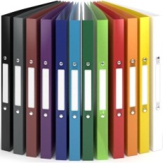 Acropaq 12 Anéis A4 A4 Anel Organizador para documentos de escritório e escolas