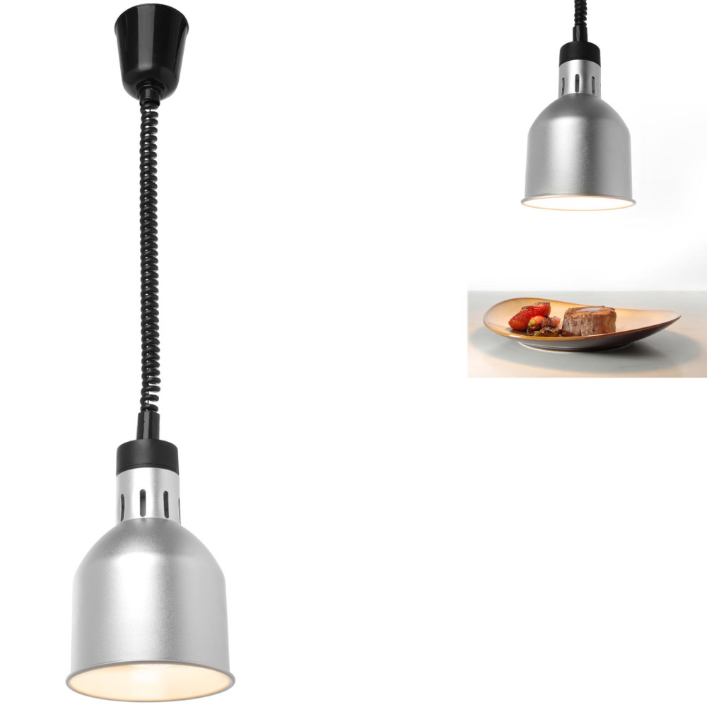 Svetilka za pomivanje posode - visi cilindrični stožec Silver 250W