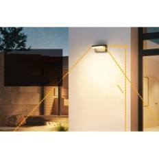 Λάμπα τοίχου Kingwen, 40W, 3000 K, 360 °, IP65, ζεστό λευκό