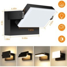 Wandleuchte Kingwen, 40W, 3000 K, 360 °, IP65, Warmweiß