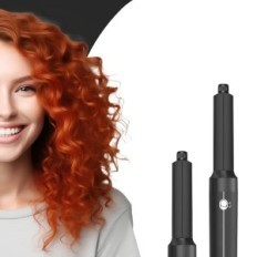 Styler multifonctionnel 7 en 1, puissance 1400 W, couleur noire