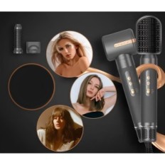 Multifunkční stylový styl 7 v 1, výkon 1400 W, černá barva