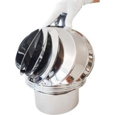 A rotating Generic fireplace cover, stainless steel stainless steel