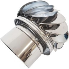 A rotating Generic fireplace cover, stainless steel stainless steel