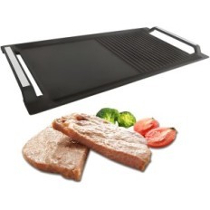 Patelnia żeliwna COVERCOOK grillowa prostokątna z dwoma wygodnymi uchwytami