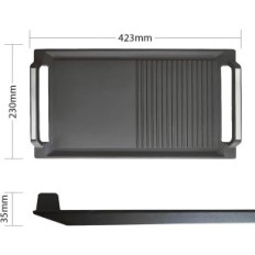 Cover Covercook Grill Rectangulaire avec deux poignées confortables