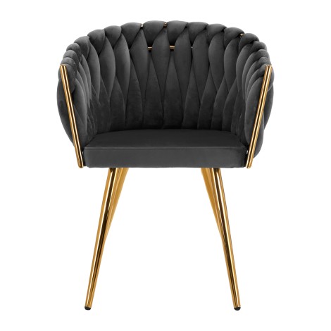 4Rico chair QS-GW06G gray — front view