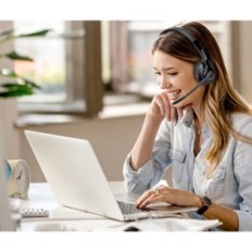 Weatwo Bluetooth fejhallgató dupla CVC8.0 Mikrofon telefonokhoz és számítógépekhez