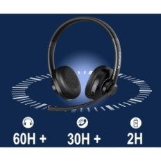 Hetke Bluetooth-kõrvaklapid kahekordse mikrofoni CVC8.0 telefonide ja arvuti jaoks