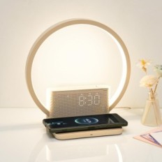 blonbar Night Lamp με ξυπνητήρι και ένα ασύρματο φορτιστή 10W